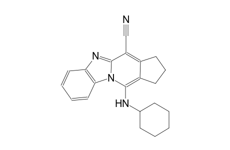 11-(cyclohexylamino)-2,3-dihydro-1H-cyclopenta[4,5]pyrido[1,2-a]benzimidazole-4-carbonitrile