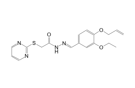 N'-{(E)-[4-(allyloxy)-3-ethoxyphenyl]methylidene}-2-(2-pyrimidinylsulfanyl)acetohydrazide