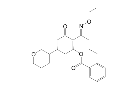 2-Cyclohexen-1-one, 3-(benzoyloxy)-2-[1-(ethoxyimino)butyl]-5-(tetrahydro-2H-pyran-3-yl)-