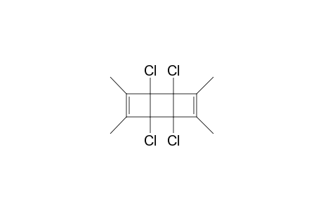 1,2,5,6-tetrachloro-3,4,7,8-tetramethyltricyclo[4.2.0.0^2^,^5]octa-3,7-diene