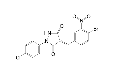 4-(4-Bromo-3-nitro-benzylidene)-1-(4-chloro-phenyl)-pyrazolidine-3,5-dione