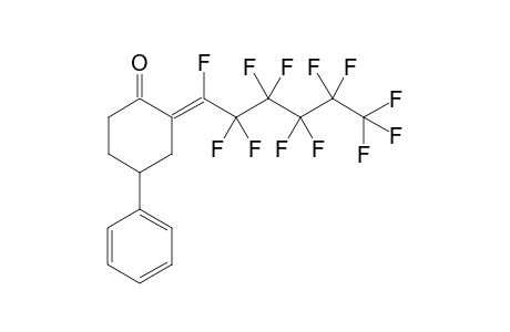 (2Z)-2-(1,2,2,3,3,4,4,5,5,6,6,6-dodecafluorohexylidene)-4-phenyl-cyclohexanone