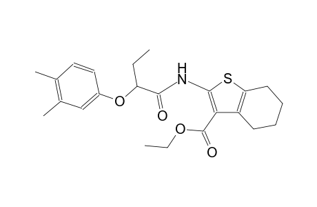 ethyl 2-{[2-(3,4-dimethylphenoxy)butanoyl]amino}-4,5,6,7-tetrahydro-1-benzothiophene-3-carboxylate