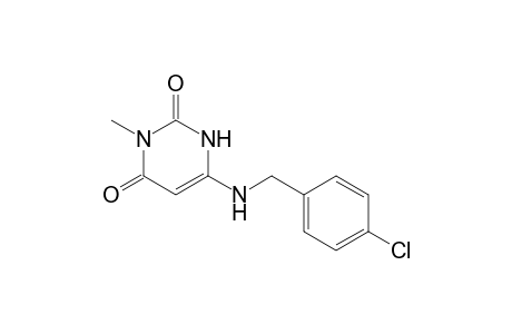 6-[(4-chlorophenyl)methylamino]-3-methyl-1H-pyrimidine-2,4-dione