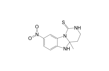 7a-Methyl-4-nitro-2-thioxo-(perhydro)pyrimido[3,4-b]benzimidazole