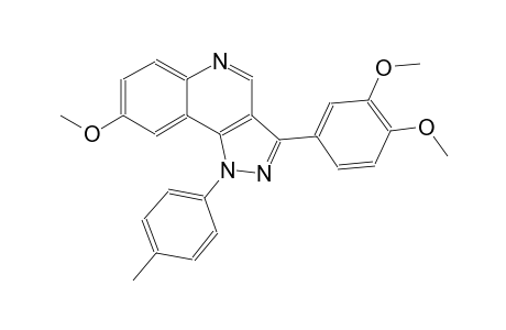 3-(3,4-dimethoxyphenyl)-8-methoxy-1-(4-methylphenyl)-1H-pyrazolo[4,3-c]quinoline