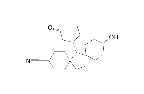 trans-11-Hydroxy-3-cis-cyano-7-oxo-3-pentyldispiro[5.1.5.2] pentadecane