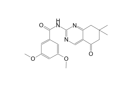 N-(7,7-dimethyl-5-oxo-5,6,7,8-tetrahydro-2-quinazolinyl)-3,5-dimethoxybenzamide