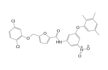 5-[(2,5-dichlorophenoxy)methyl]-N-[3-nitro-5-(2,3,5-trimethylphenoxy)phenyl]-2-furamide