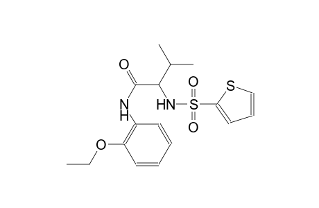 N-(2-ethoxyphenyl)-3-methyl-2-[(2-thienylsulfonyl)amino]butanamide