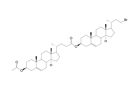 3-(3'-Aceoxy-5'-cholen-23'-ylcarbonyloxy)-24-bromo-23-nor-5-cholene