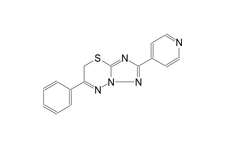 6-phenyl-2-(4-pyridinyl)-7H-[1,2,4]triazolo[5,1-b][1,3,4]thiadiazine
