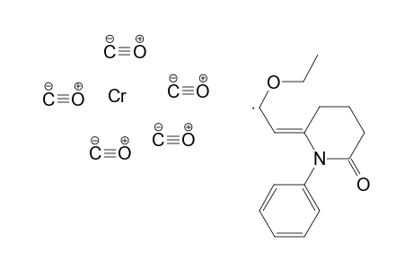 Pentacarbonyl[(2E)-1-ethoxy-2-(1-methyl-6-oxo-2-piperidinyliden)ethyliden]Chromium