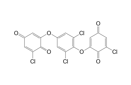 2-Chloro-6-[3,5-dichloro-4-(5-chloro-3,6-diketo-cyclohexa-1,4-dien-1-yl)oxy-phenoxy]-p-benzoquinone