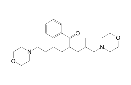 2-(2-Methyl-3-morpholin-4-yl-propyl)-6-morpholin-4-yl-1-phenyl-hexan-1-one