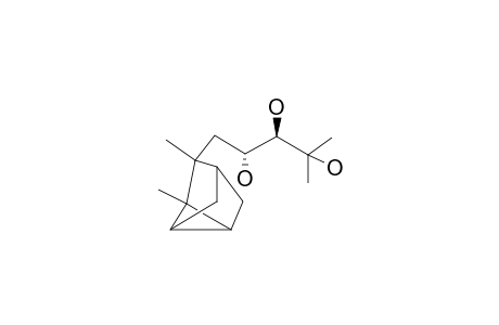 (+)-ALPHA-SANTALAN-9,11,10-TRIOL;1-(2,3-DIMETHYLTRICYCLO-[2.2.1.0(2,6)]-HEPT-3-YL)-4-METHYLPENTANE-2,3,4-TRIO