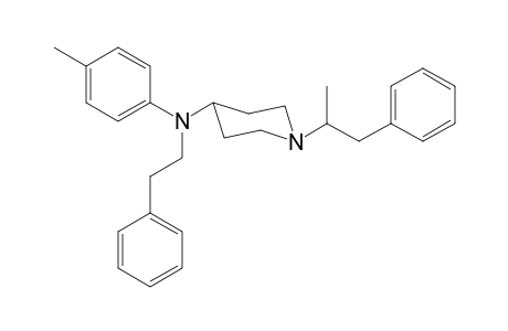 N-4-Methylphenyl-N-2-phenylethyl-1-(1-phenylpropan-2-yl)piperidin-4-amine