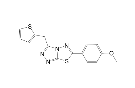 [1,2,4]triazolo[3,4-b][1,3,4]thiadiazole, 6-(4-methoxyphenyl)-3-(2-thienylmethyl)-