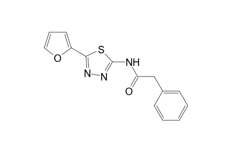 N-[5-(2-Furyl)-1,3,4-thiadiazol-2-yl]-2-phenylacetamide