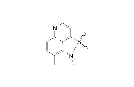 1H-1,8-Dimethyl-2,2-dioxoisothiazolo[5,4,3-d,e]quinoline