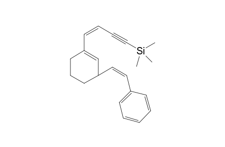Trimethyl(Z)-4-{3-[(Z)-2-phenylethenyl]-1-cyclohexene-1-yl}-3-buten-1-ynyl)silane