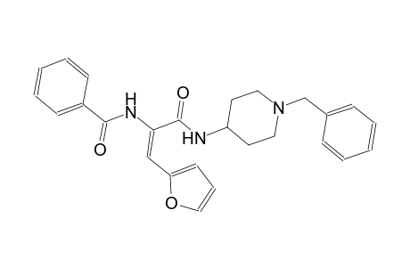 N-[(E)-1-{[(1-benzyl-4-piperidinyl)amino]carbonyl}-2-(2-furyl)ethenyl]benzamide