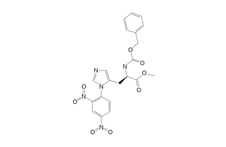 N-CARBONYLBENZYLOXY-N(IMID)-(2,4-DINITROPHENYL)-L-HISTIDINE-METHYLESTER