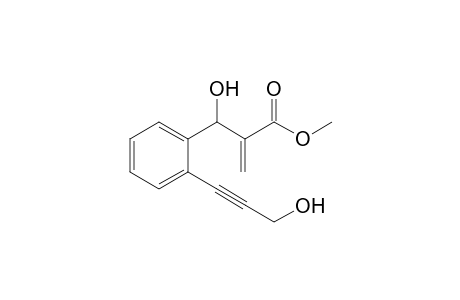 2-[hydroxy-[2-(3-hydroxyprop-1-ynyl)phenyl]methyl]-2-propenoic acid methyl ester