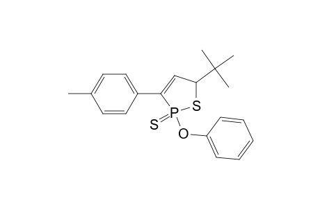 1,2-Thiaphosphole, 5-(1,1-dimethylethyl)-2,5-dihydro-3-(4-methylphenyl)-2-phenoxy-, 2-sulfide
