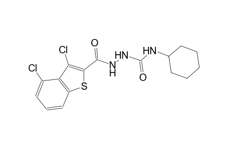 N-cyclohexyl-2-[(3,4-dichloro-1-benzothien-2-yl)carbonyl]hydrazinecarboxamide