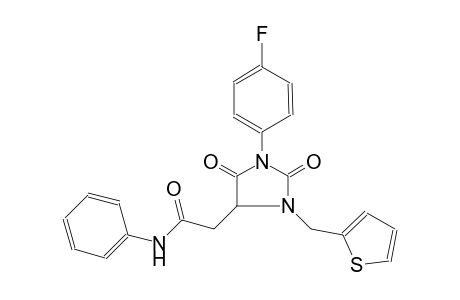 4-imidazolidineacetamide, 1-(4-fluorophenyl)-2,5-dioxo-N-phenyl-3-(2-thienylmethyl)-