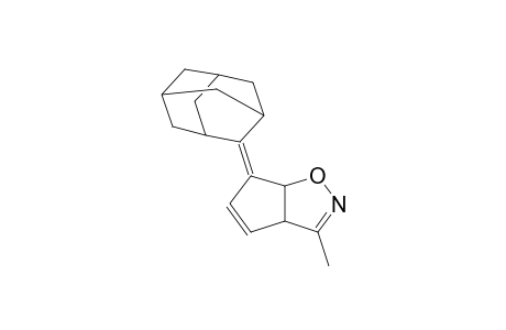6-Adamantan-2-ylidene-3-methyl-6,6a-dihydro-3aH-cyclopenta[d]isoxazole