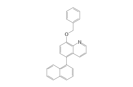 8-Benzyloxy-5-(1-naphthyl)quinoline