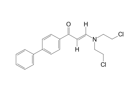trans-3-[bis(2-chloroethyl)amino]-4'-phenylacrylophenone