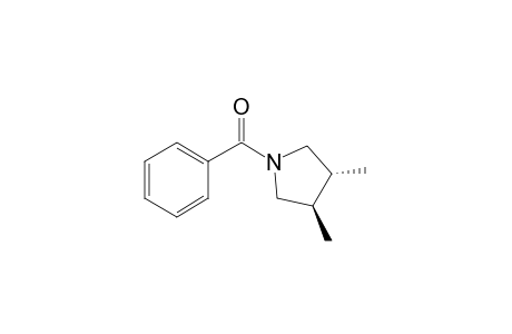 (3'R,4'R)-N-Benzoyl-3,4-dimethylpyrrolidine