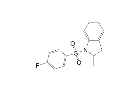 1-(4-fluorophenyl)sulfonyl-2-methyl-2,3-dihydroindole
