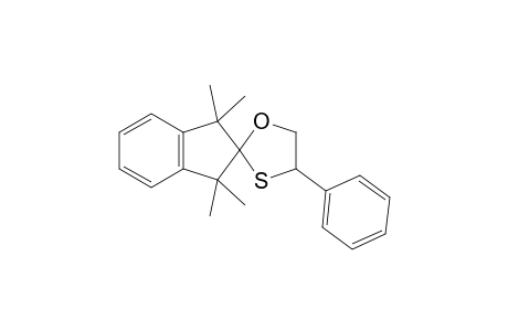 1,1,3,3-Tetramethyl-4'-phenyl-spiro[indane-2,2'-(1,3)oxathiolane]