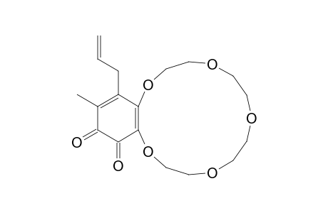 17-Allyl-16-methylbenzo-1,4,7,10,13-pentaoxacyclopentadecane-14,15-dione