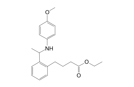 4-][2-]{1-](4-]Methoxyphenylamino)ethyl}phenyl]butanoic acid ethyl ester
