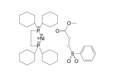 [ethylenebis(dicyclohexylphosphine)][trans-.beta.-phenylsulfonylmethylacrylate]nickel