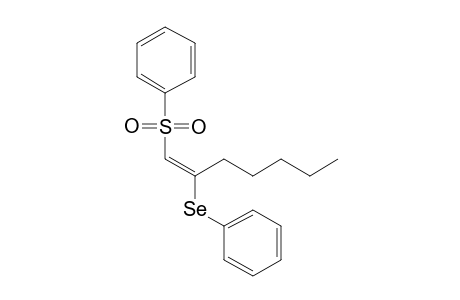 [(E)-2-(phenylseleno)hept-1-enyl]sulfonylbenzene