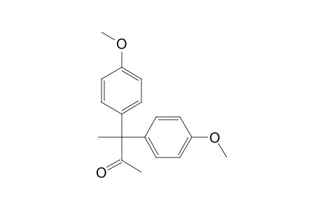 2-Butanone, 3,3-bis(4-methoxyphenyl)-