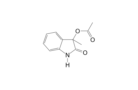 3-methyl-2-oxo-2,3-dihydro-1H-indol-3-yl acetate