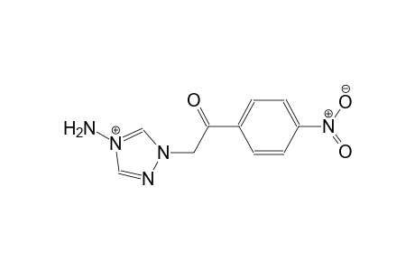 4-amino-1-[2-(4-nitrophenyl)-2-oxoethyl]-1H-1,2,4-triazol-4-ium