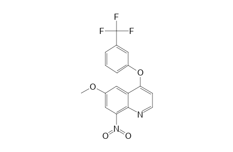 6-Methoxy-8-nitro-4-[3-(trifluoromethyl)phenoxy]quinoline