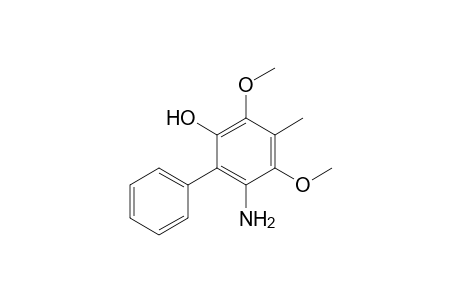 6-amino-3,5-dimethoxy-4-methyl-[1,1'-biphenyl]-2-ol