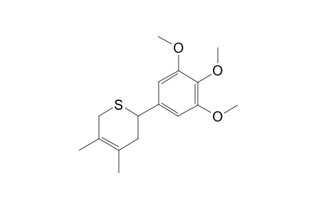 2-(3,4,5-Trimethoxyphenyl)-4,5-methyl-3,6-dihydro-2H-thiopyran