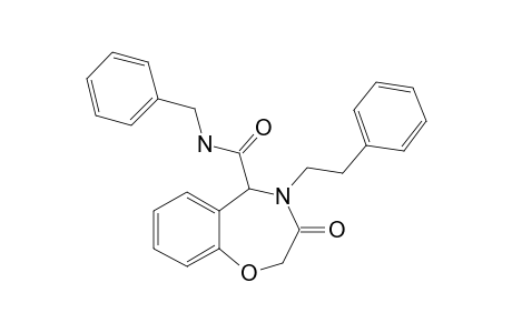 N-Benzyl-3-oxo-4-phenethyl-2,3,4,5-tetrahydrobenzo[F][1,4]oxazepine-5-carboxamide