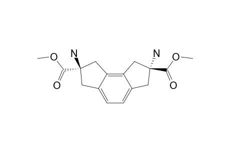 Dimethyl (2R,7R)-2,7-diamino-1,2,3,6,7,8-hexahydro-as-indacene-2,7-dicarboxylate