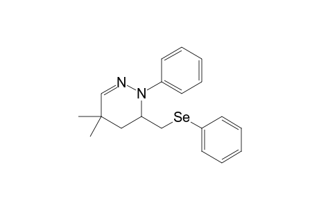 5,5-Dimethyl-2-phenyl-3-(phenylselanylmethyl)-3,4-dihydropyridazine